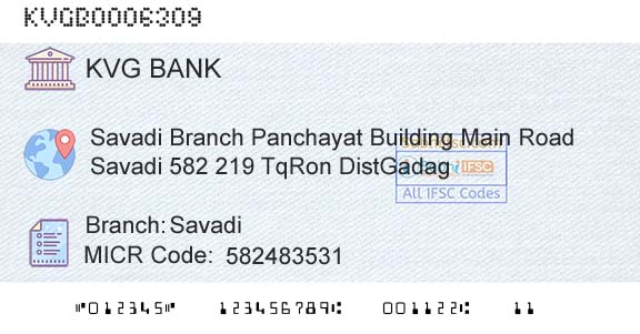 Karnataka Vikas Grameena Bank SavadiBranch 