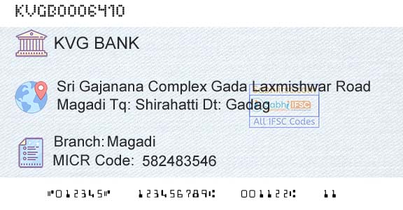Karnataka Vikas Grameena Bank MagadiBranch 