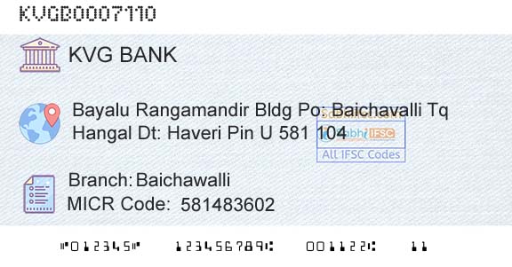 Karnataka Vikas Grameena Bank BaichawalliBranch 