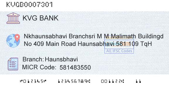 Karnataka Vikas Grameena Bank HaunsbhaviBranch 