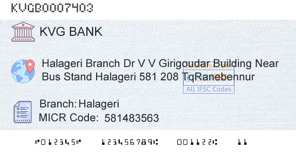Karnataka Vikas Grameena Bank HalageriBranch 