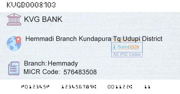 Karnataka Vikas Grameena Bank HemmadyBranch 