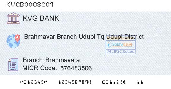 Karnataka Vikas Grameena Bank BrahmavaraBranch 