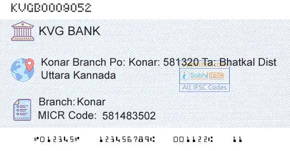 Karnataka Vikas Grameena Bank KonarBranch 