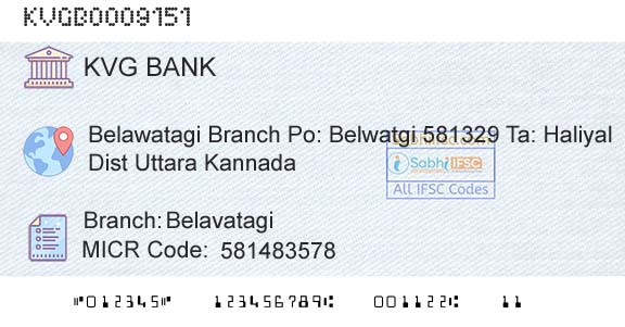 Karnataka Vikas Grameena Bank BelavatagiBranch 