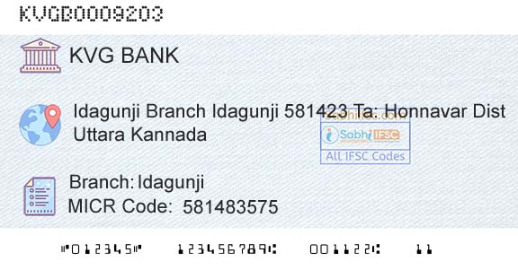 Karnataka Vikas Grameena Bank IdagunjiBranch 
