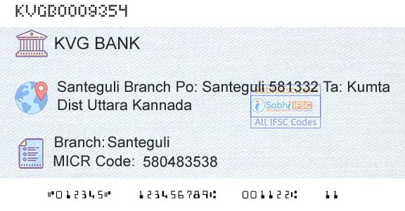 Karnataka Vikas Grameena Bank SanteguliBranch 