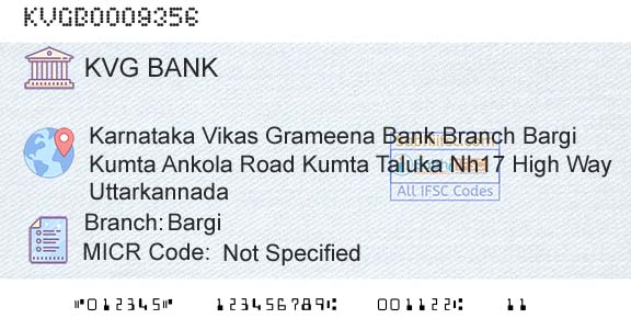 Karnataka Vikas Grameena Bank BargiBranch 