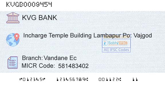 Karnataka Vikas Grameena Bank Vandane EcBranch 