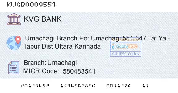 Karnataka Vikas Grameena Bank UmachagiBranch 