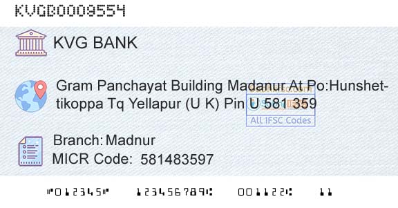 Karnataka Vikas Grameena Bank MadnurBranch 