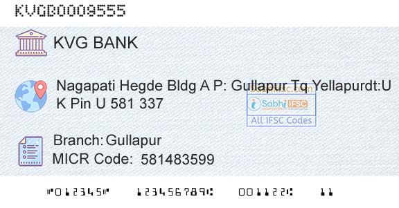 Karnataka Vikas Grameena Bank GullapurBranch 