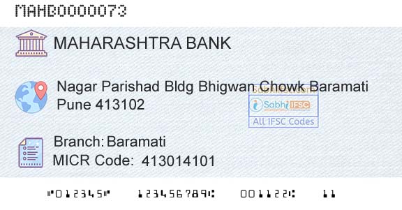 Bank Of Maharashtra BaramatiBranch 