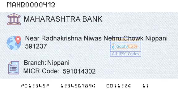 Bank Of Maharashtra NippaniBranch 
