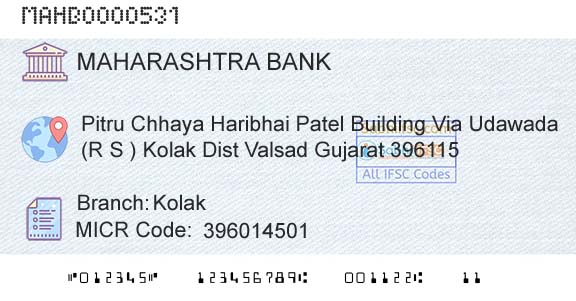 Bank Of Maharashtra KolakBranch 