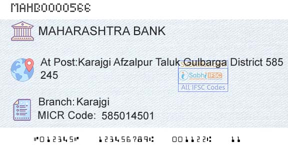 Bank Of Maharashtra KarajgiBranch 