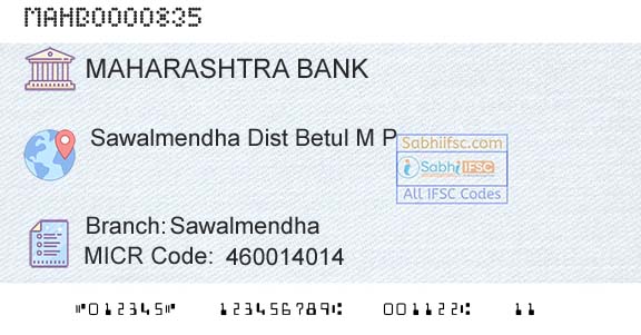 Bank Of Maharashtra SawalmendhaBranch 