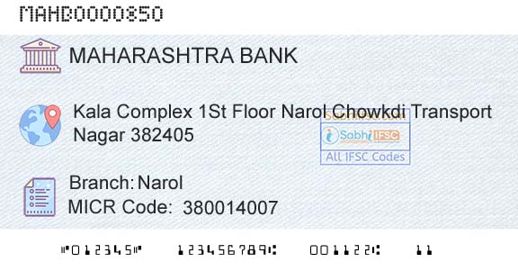Bank Of Maharashtra NarolBranch 