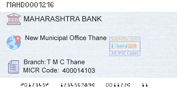 Bank Of Maharashtra T M C ThaneBranch 