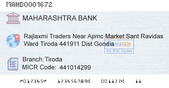 Bank Of Maharashtra TirodaBranch 
