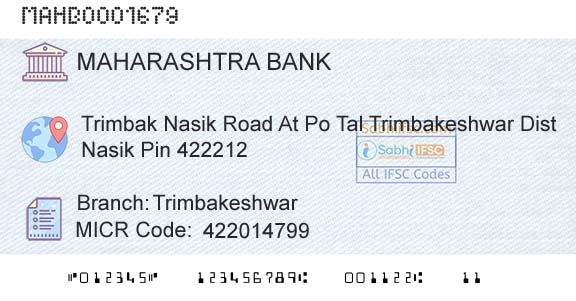 Bank Of Maharashtra TrimbakeshwarBranch 