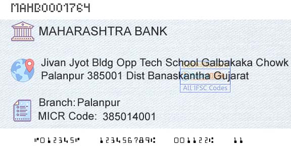 Bank Of Maharashtra PalanpurBranch 