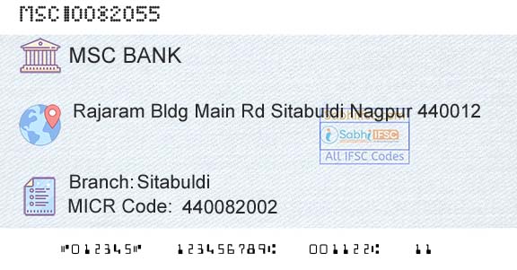 Maharashtra State Cooperative Bank SitabuldiBranch 