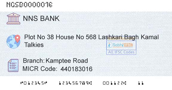 Nagpur Nagarik Sahakari Bank Limited Kamptee RoadBranch 