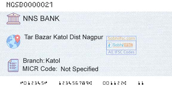 Nagpur Nagarik Sahakari Bank Limited KatolBranch 