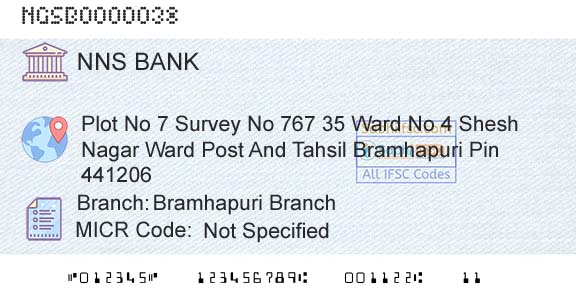 Nagpur Nagarik Sahakari Bank Limited Bramhapuri BranchBranch 