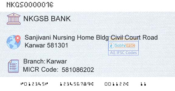 Nkgsb Cooperative Bank Limited KarwarBranch 