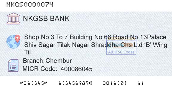 Nkgsb Cooperative Bank Limited ChemburBranch 