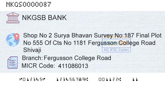 Nkgsb Cooperative Bank Limited Fergusson College RoadBranch 