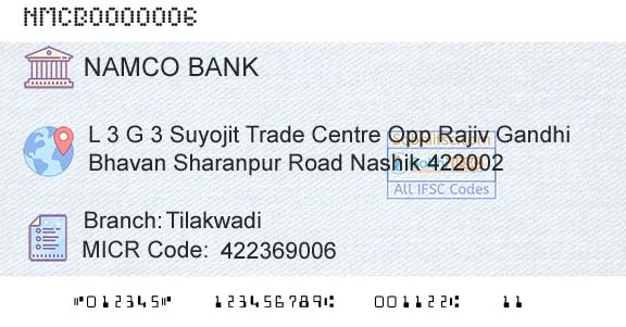 The Nasik Merchants Cooperative Bank Limited TilakwadiBranch 