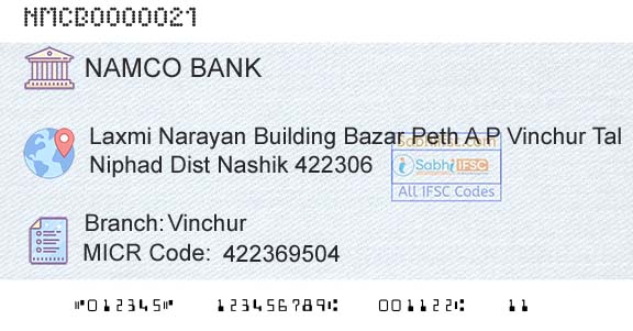 The Nasik Merchants Cooperative Bank Limited VinchurBranch 