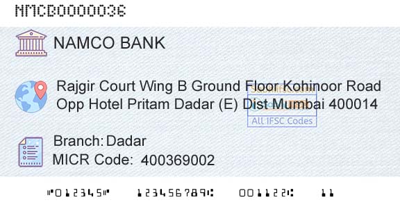The Nasik Merchants Cooperative Bank Limited DadarBranch 