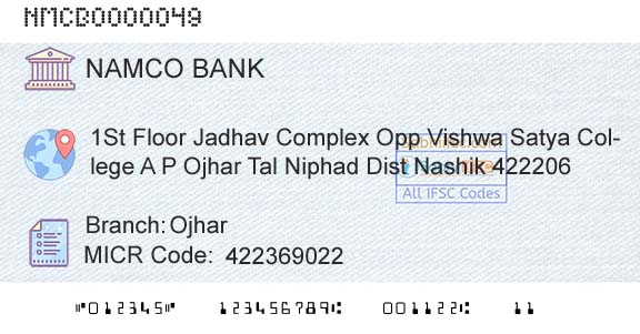 The Nasik Merchants Cooperative Bank Limited OjharBranch 