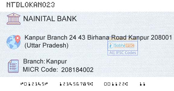 The Nainital Bank Limited KanpurBranch 