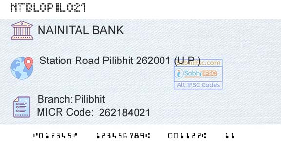 The Nainital Bank Limited PilibhitBranch 