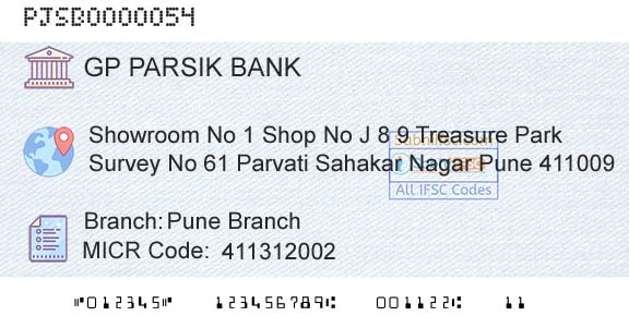G P Parsik Bank Pune BranchBranch 
