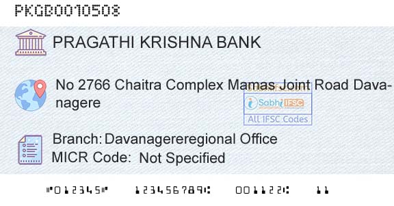 Karnataka Gramin Bank Davanagereregional OfficeBranch 