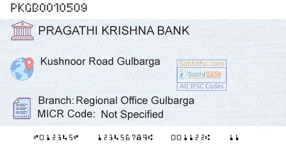 Karnataka Gramin Bank Regional Office GulbargaBranch 