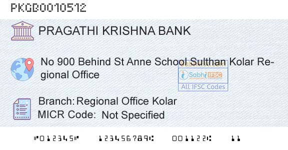 Karnataka Gramin Bank Regional Office KolarBranch 