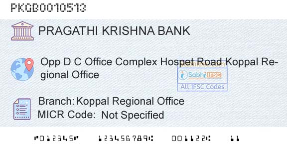 Karnataka Gramin Bank Koppal Regional OfficeBranch 