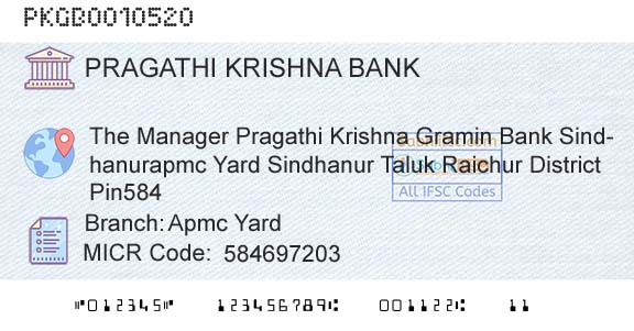 Karnataka Gramin Bank Apmc YardBranch 