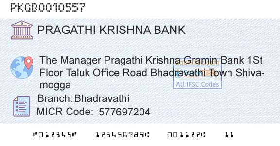 Karnataka Gramin Bank BhadravathiBranch 
