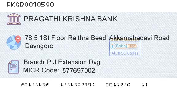 Karnataka Gramin Bank P J Extension DvgBranch 