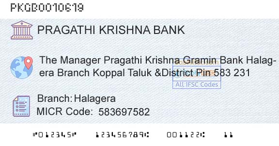 Karnataka Gramin Bank HalageraBranch 