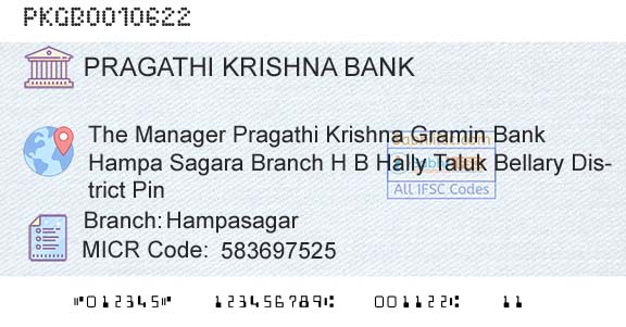 Karnataka Gramin Bank HampasagarBranch 