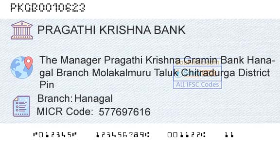 Karnataka Gramin Bank HanagalBranch 